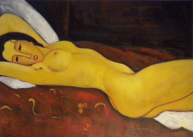 Vendita falso d'autore Nudo rosso di Modigliani
